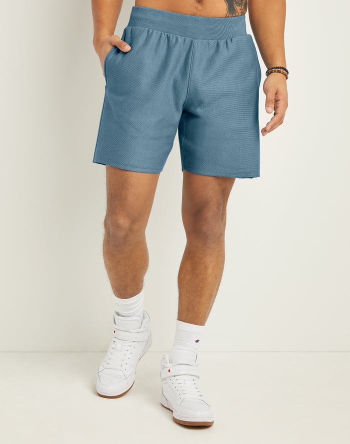 Champion Herre Shorts Blå - Reverse Weave Cut-Off - Danmark ZTR-753842